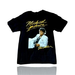 Michael Jackson “Thriller” Album Cover T-Shirt: Adult Unisex Small: King of Pop